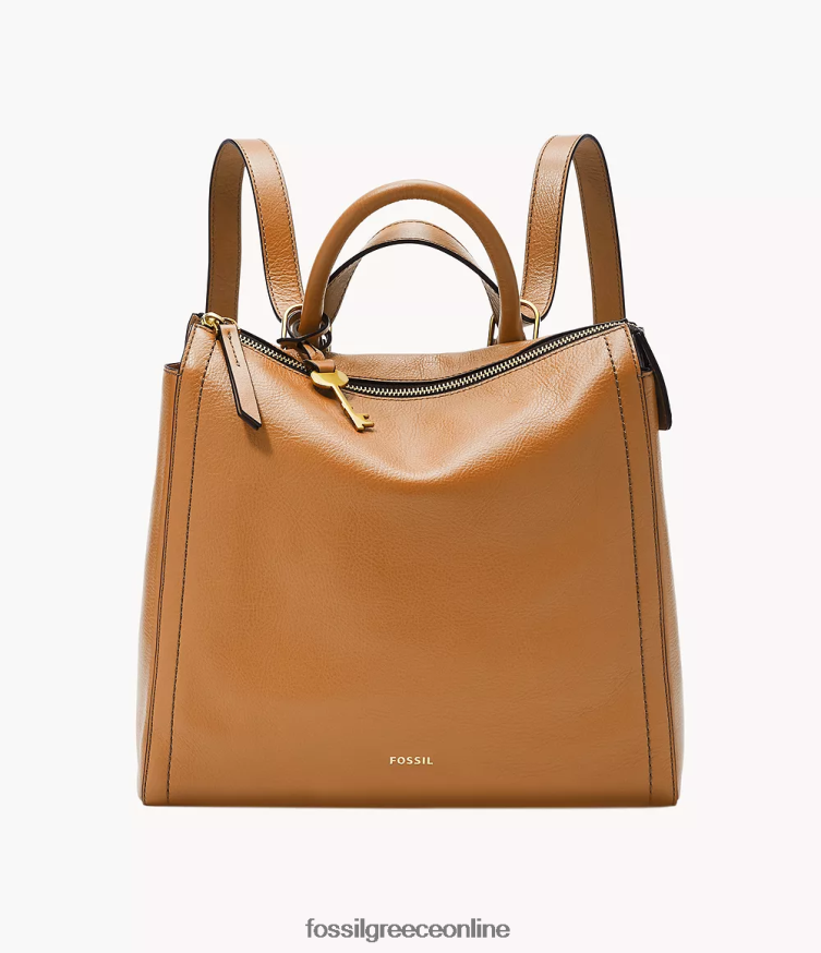 Fossil γυναίκες parker μικρό σακίδιο FVT06R426 τσάντα καμήλα