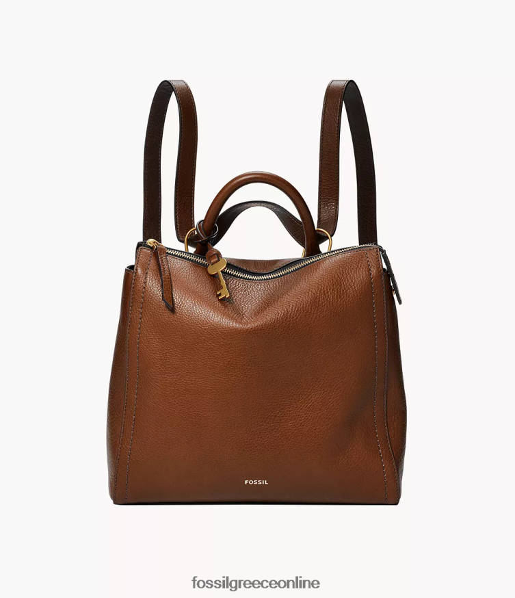 Fossil γυναίκες parker μετατρέψιμο μικρό σακίδιο πλάτης FVT06R490 τσάντα καφέ