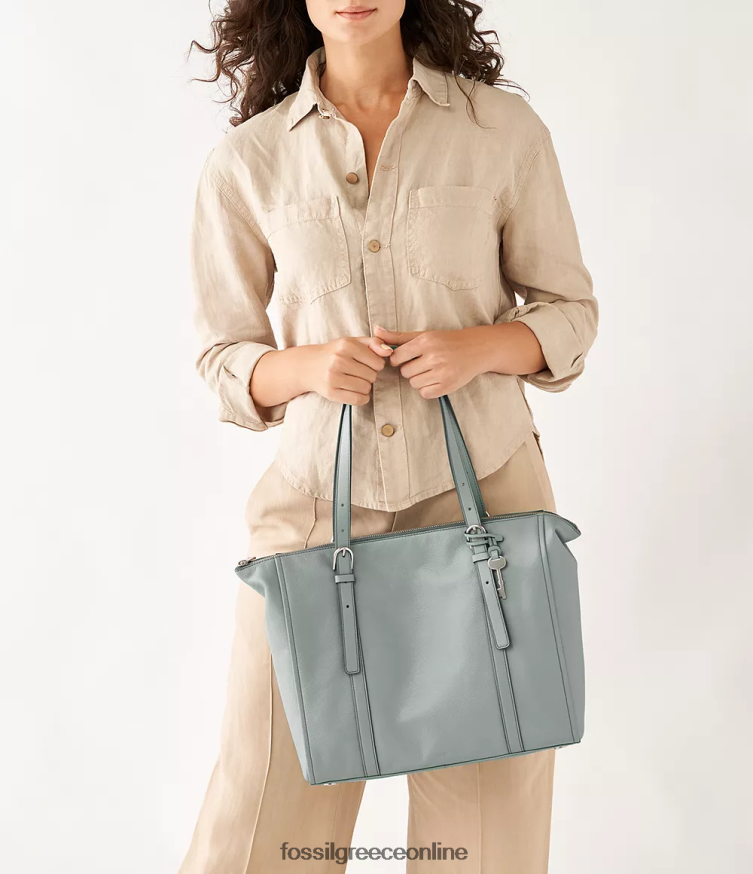 Fossil γυναίκες Carlie Tote FVT06R593 τσάντα μπλε