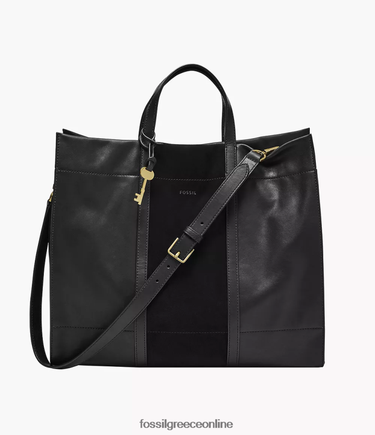 Fossil γυναίκες Carmen tote FVT06R370 τσάντα μαύρος