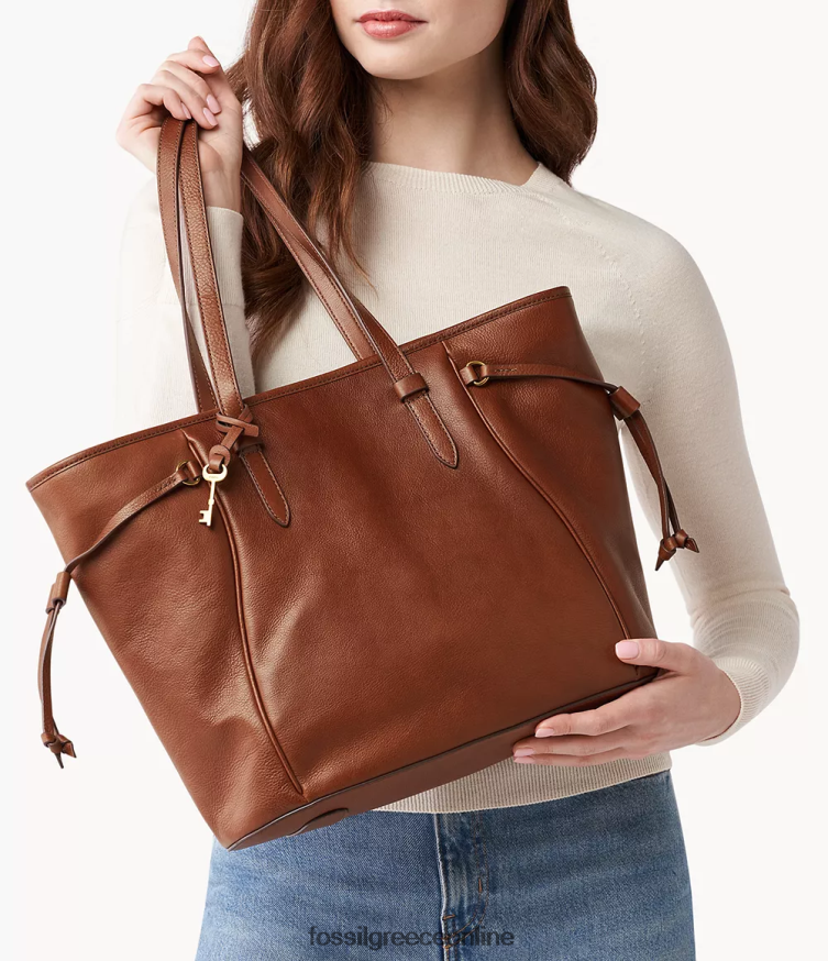 Fossil γυναίκες τσάρλι τοτέ FVT06R505 τσάντα καφέ