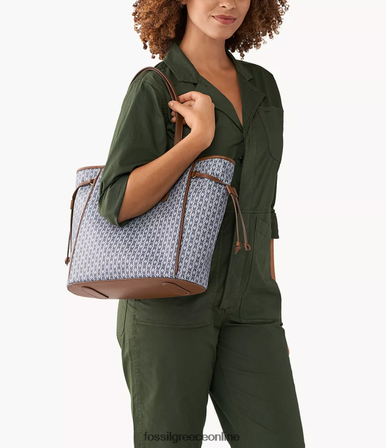 Fossil γυναίκες τσάρλι τοτέ FVT06R703 τσάντα μπλε