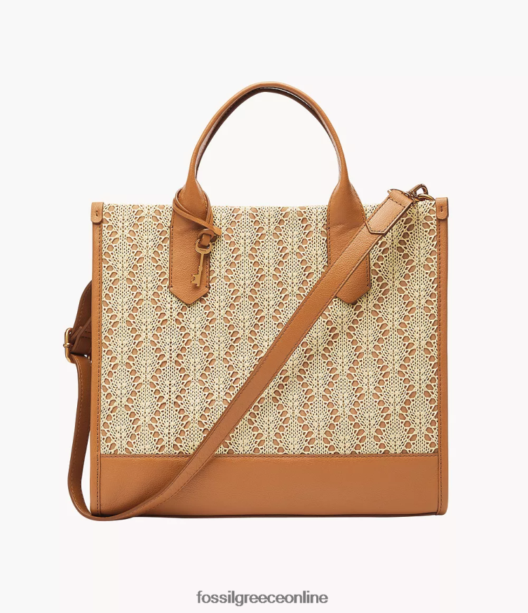 Fossil γυναίκες Kyler tote FVT06R510 τσάντα καμήλα
