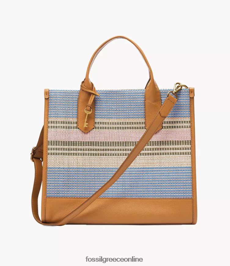 Fossil γυναίκες Kyler tote FVT06R549 τσάντα ρίγες