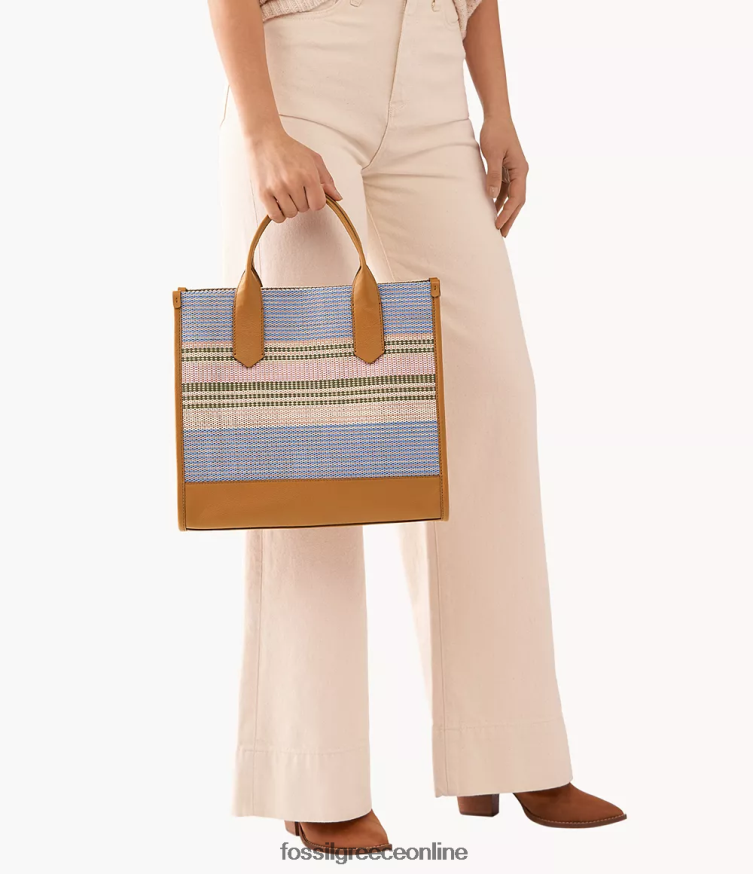 Fossil γυναίκες Kyler tote FVT06R549 τσάντα ρίγες