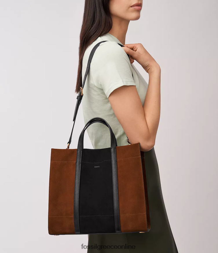 Fossil γυναίκες carmen μεγάλη τσάντα FVT06R367 τσάντα καφέ