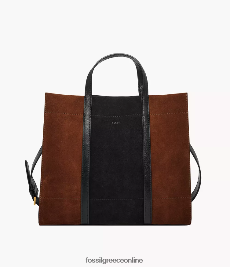 Fossil γυναίκες αγοραστής carmen FVT06R374 τσάντα καφέ