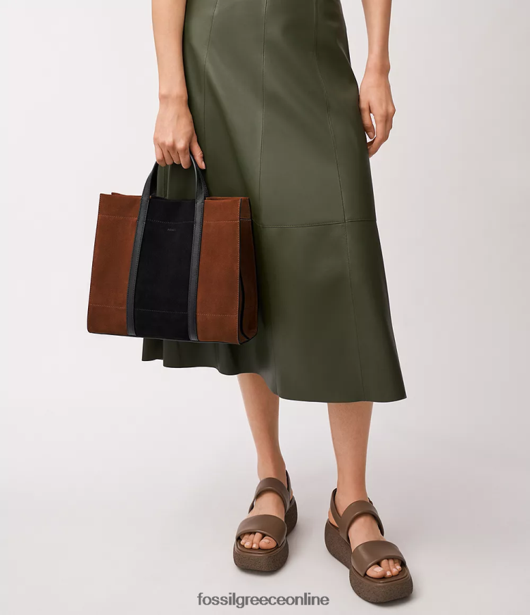 Fossil γυναίκες αγοραστής carmen FVT06R374 τσάντα καφέ