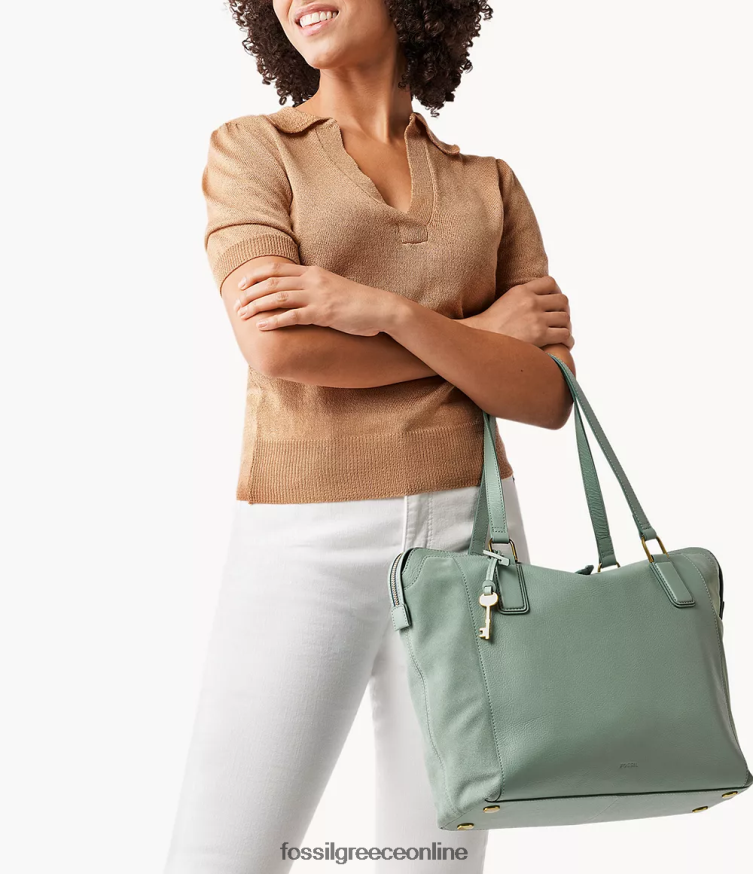 Fossil γυναίκες jacqueline tote FVT06R440 τσάντα πράσινος