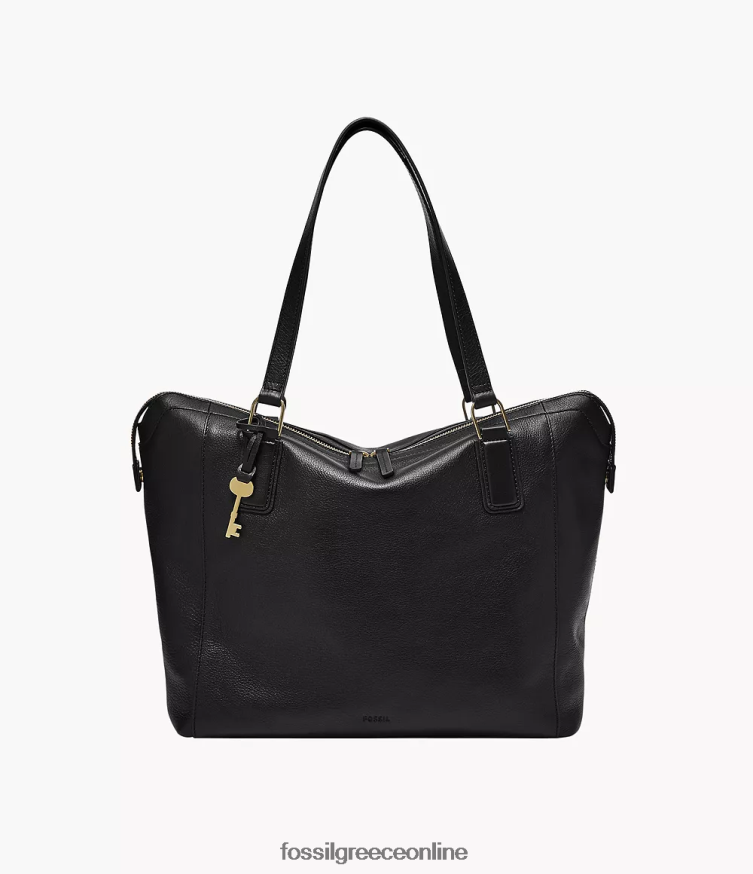 Fossil γυναίκες jacqueline tote FVT06R487 τσάντα μαύρος