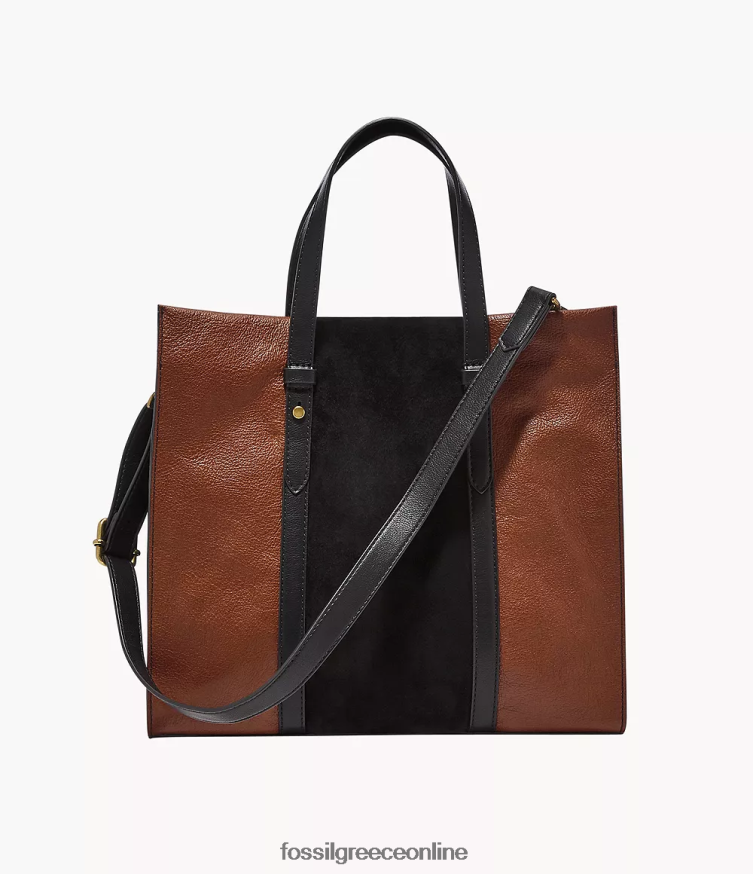 Fossil γυναίκες kingston tote FVT06R445 τσάντα καφέ