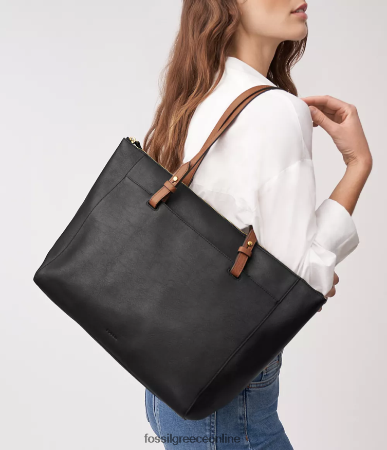 Fossil γυναίκες rachel tote FVT06R362 τσάντα μαύρος