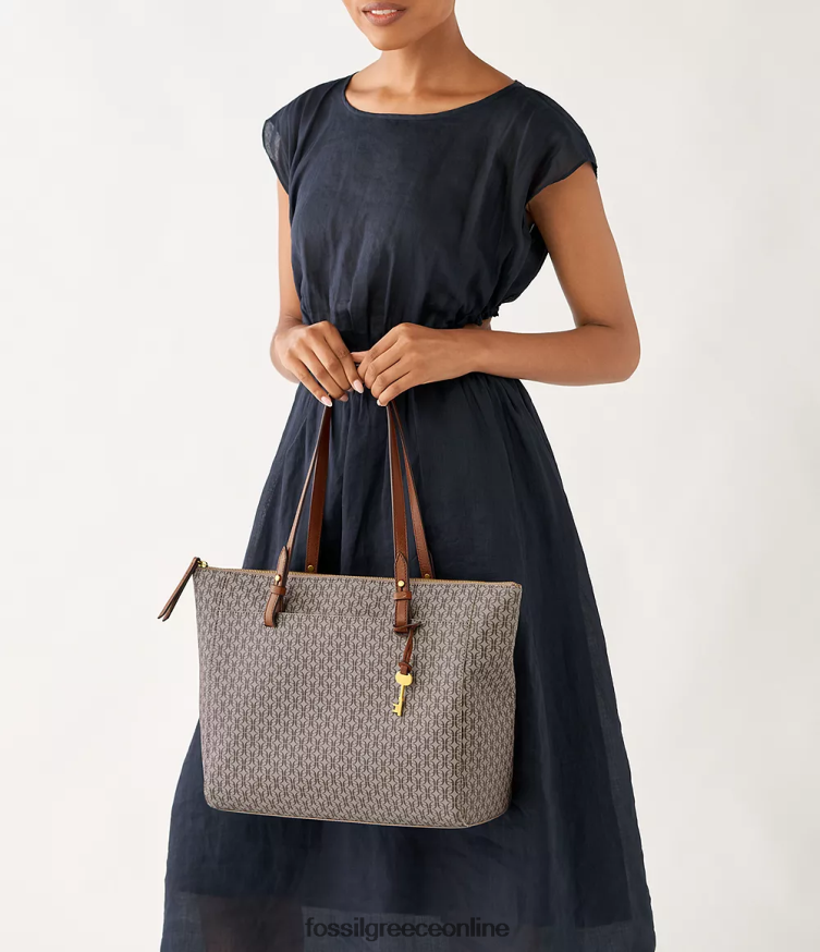 Fossil γυναίκες rachel tote FVT06R672 τσάντα χακί