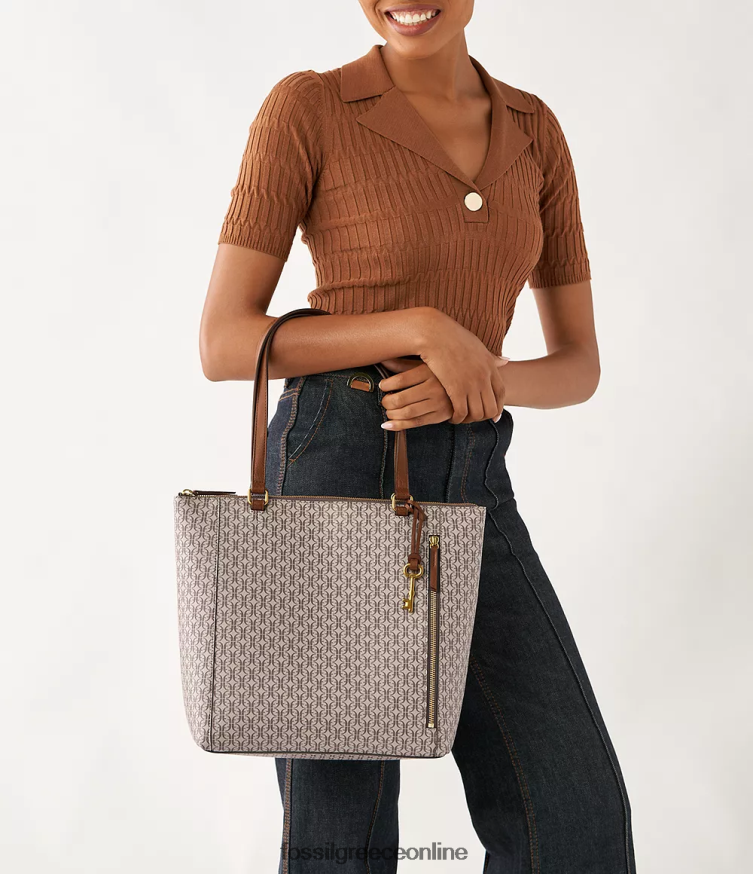 Fossil γυναίκες tara shopper FVT06R467 τσάντα χακί