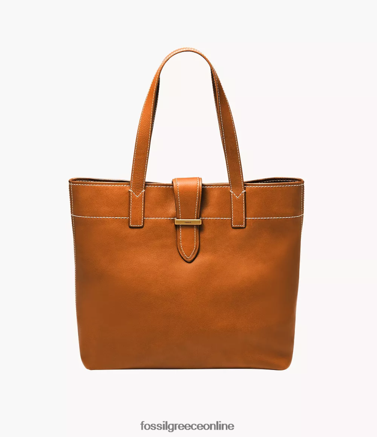 Fossil γυναίκες tremont tote FVT06R377 τσάντα κονιάκ