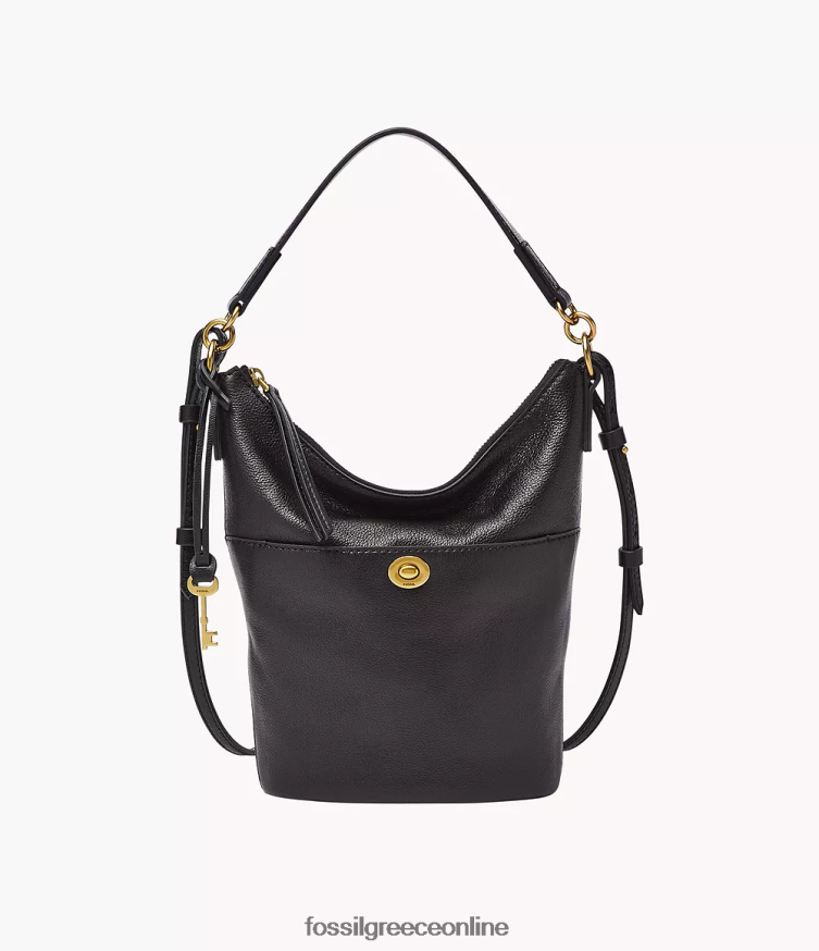 Fossil γυναίκες ταλούλα μικρό αλήτη FVT06R475 τσάντα μαύρος