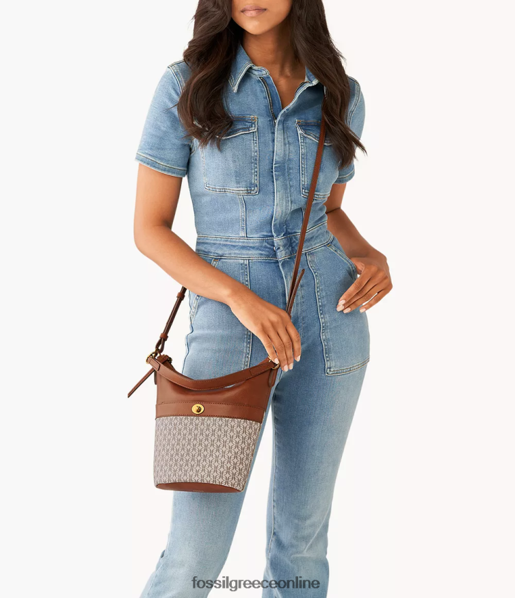 Fossil γυναίκες ταλούλα μικρό αλήτη FVT06R517 τσάντα χακί