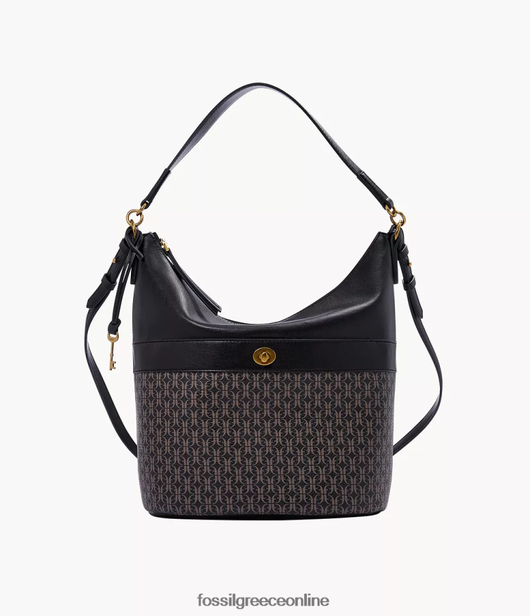 Fossil γυναίκες αλήτης ταλούλα FVT06R577 τσάντα μαύρος