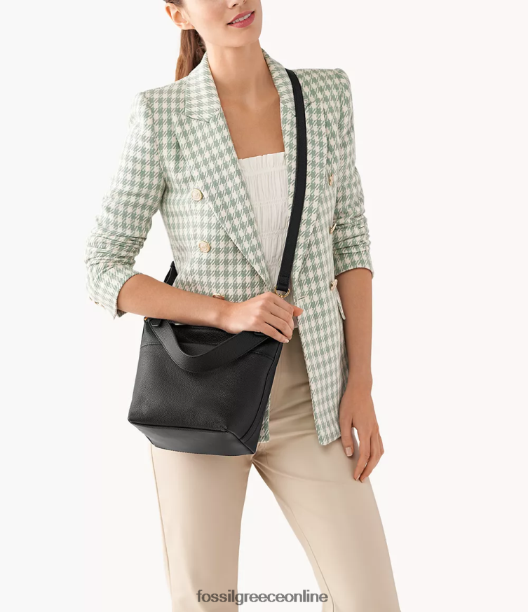 Fossil γυναίκες Julianna hobo FVT06R519 τσάντα μαύρος