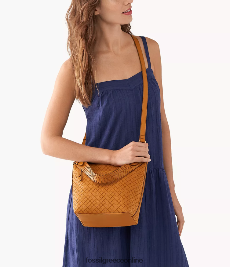 Fossil γυναίκες Julianna hobo FVT06R737 τσάντα καμήλα