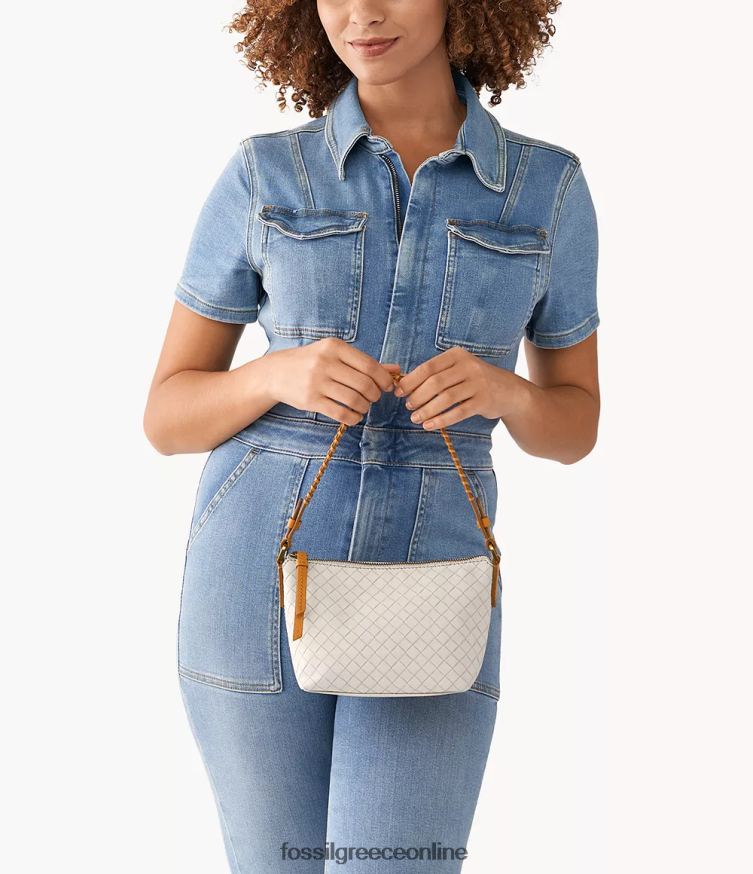 Fossil γυναίκες Julianna mini hobo FVT06R657 τσάντα άσπρο