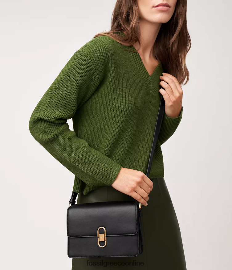 Fossil γυναίκες avondale μικρό χιαστί FVT06R283 τσάντα μαύρος