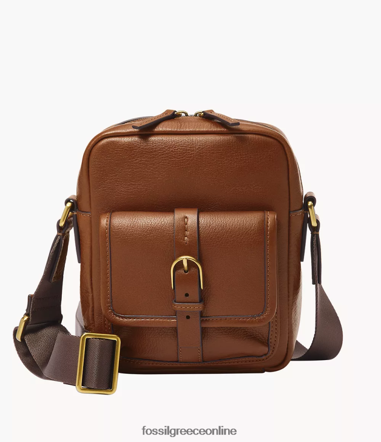 Fossil γυναίκες camden n/s χιαστί FVT06R1630 τσάντα καφέ