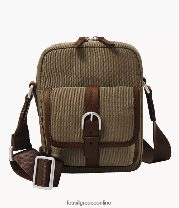 Fossil γυναίκες camden n/s χιαστί FVT06R1633 τσάντα χακί