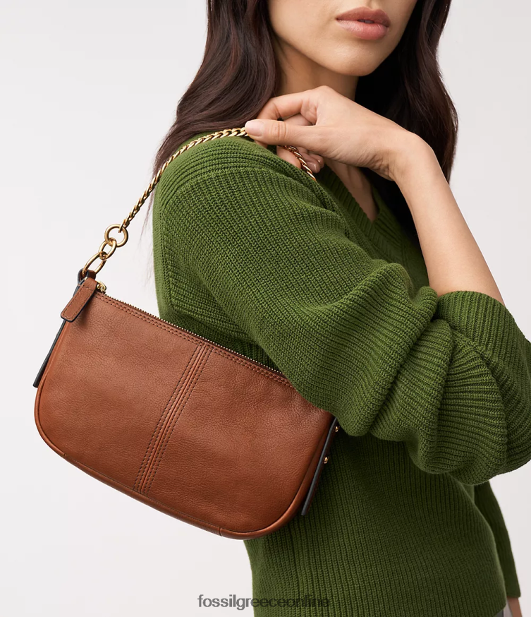 Fossil γυναίκες jolie baguette FVT06R328 τσάντα καφέ