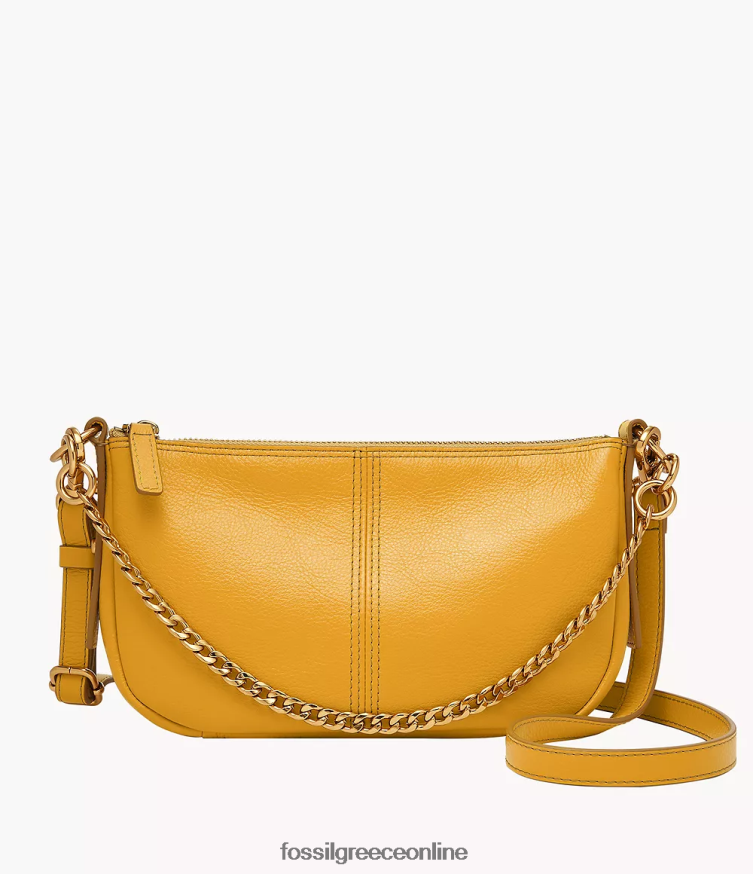 Fossil γυναίκες jolie baguette FVT06R334 τσάντα κίτρινος