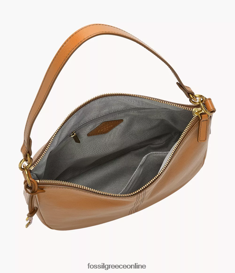 Fossil γυναίκες jolie crossbody FVT06R633 τσάντα καμήλα
