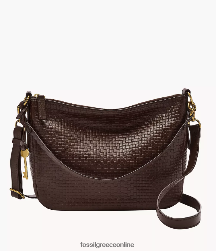 Fossil γυναίκες jolie crossbody FVT06R677 τσάντα σκούρο καφέ