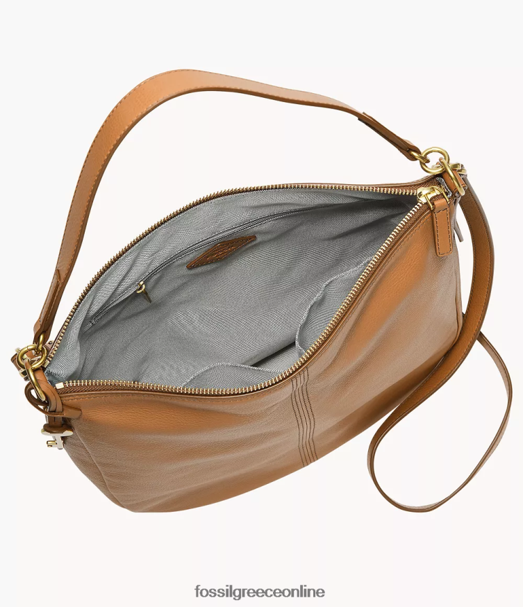Fossil γυναίκες jolie hobo FVT06R594 τσάντα καμήλα