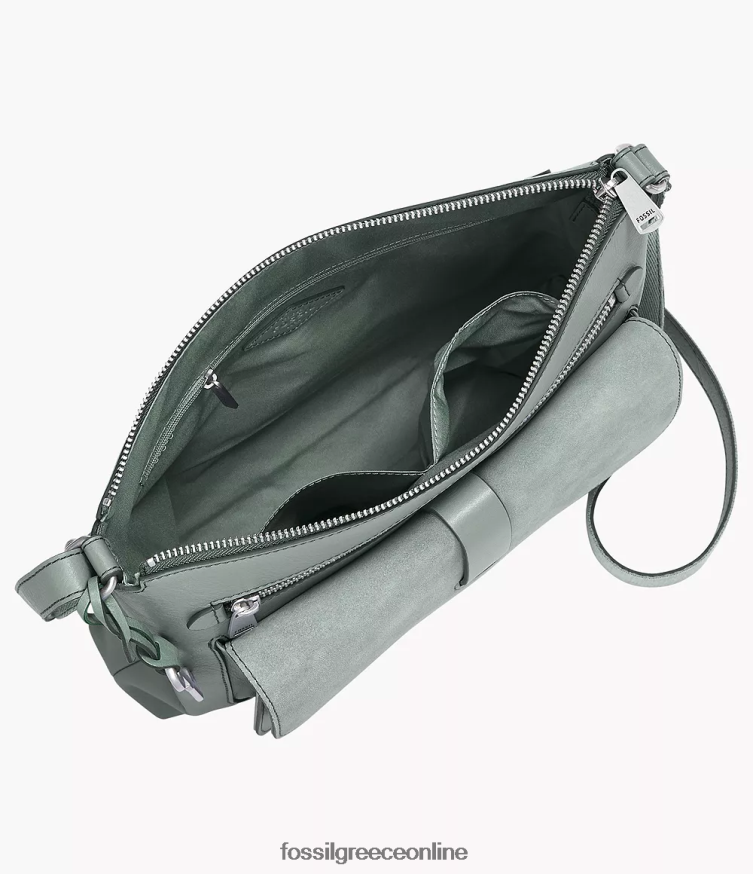 Fossil γυναίκες χιαστί kinley FVT06R515 τσάντα χακί