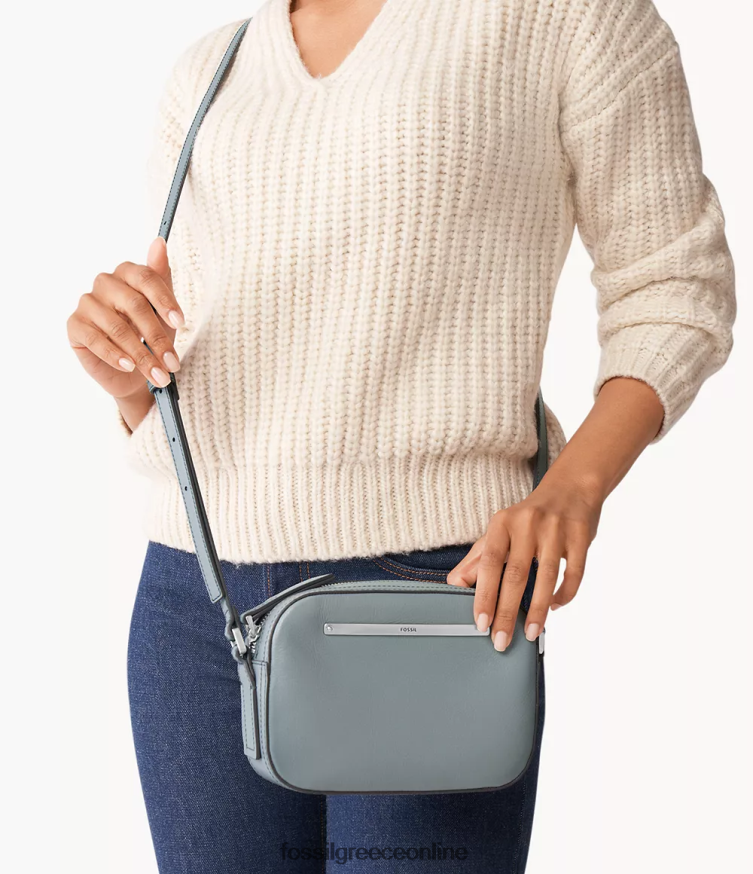 Fossil γυναίκες τσάντα φωτογραφικής μηχανής liza FVT06R466 τσάντα μπλε