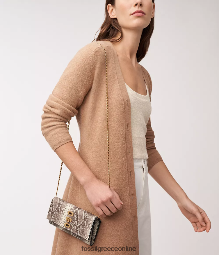 Fossil γυναίκες χιαστί πορτοφόλι penrose FVT06R298 τσάντα άσπρο