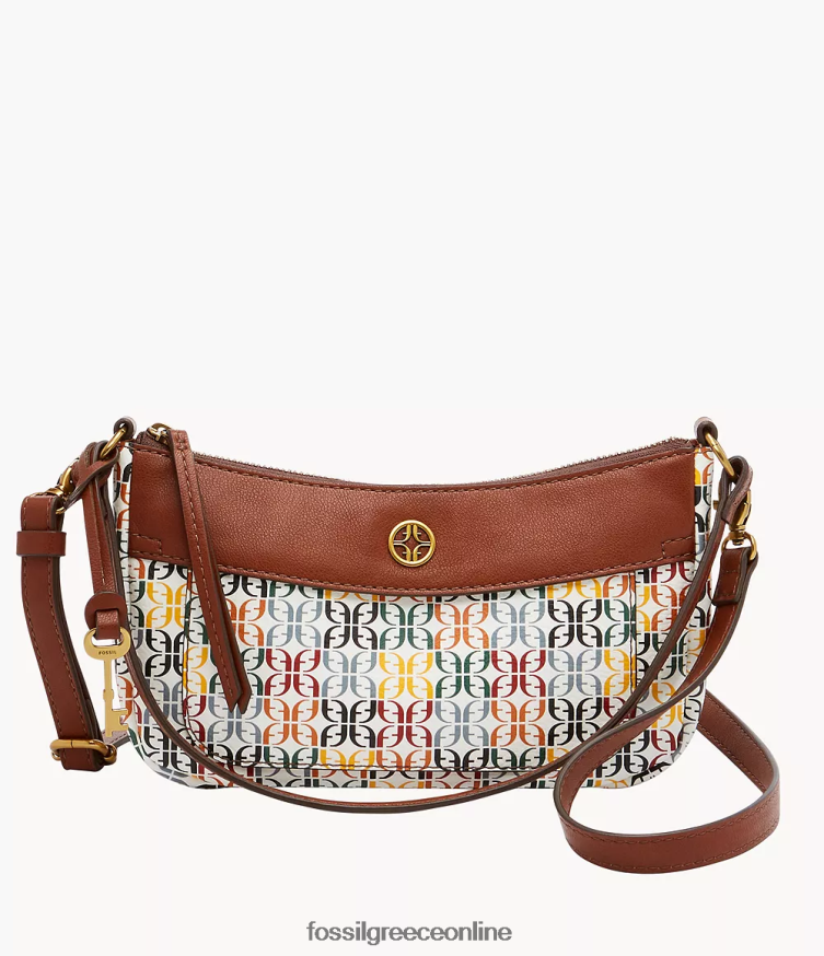 Fossil γυναίκες Μίνι μπαγκέτα skylar FVT06R622 τσάντα άσπρο