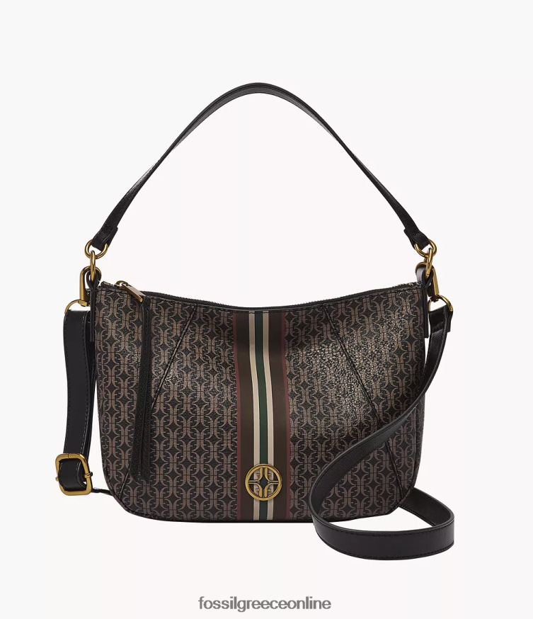 Fossil γυναίκες skylar crossbody FVT06R433 τσάντα μαύρος