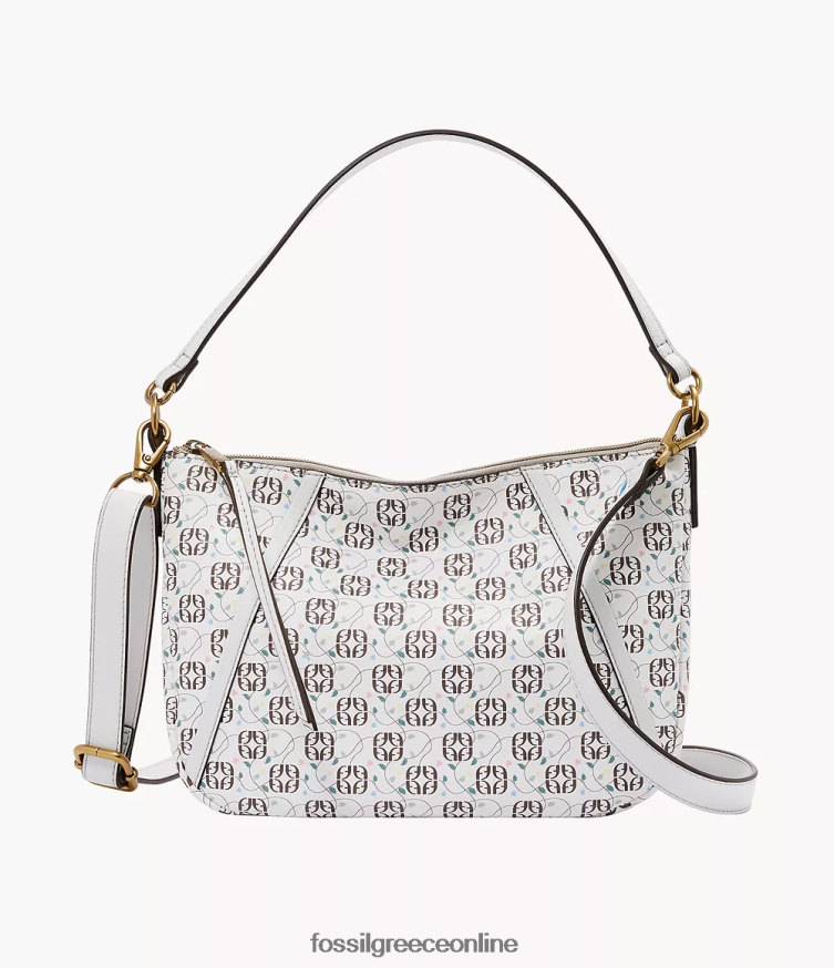 Fossil γυναίκες skylar crossbody FVT06R522 τσάντα άσπρο
