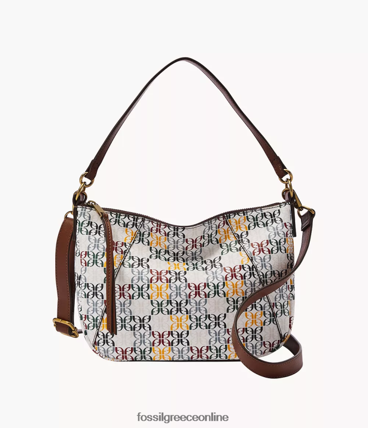 Fossil γυναίκες skylar crossbody FVT06R525 τσάντα άσπρο