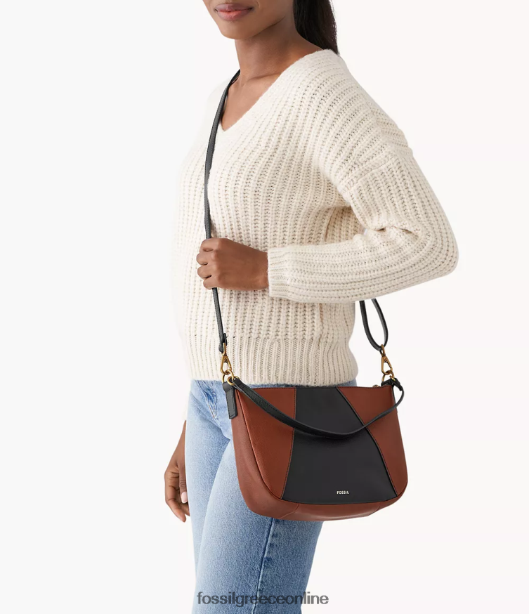 Fossil γυναίκες skylar crossbody FVT06R680 τσάντα καφέ