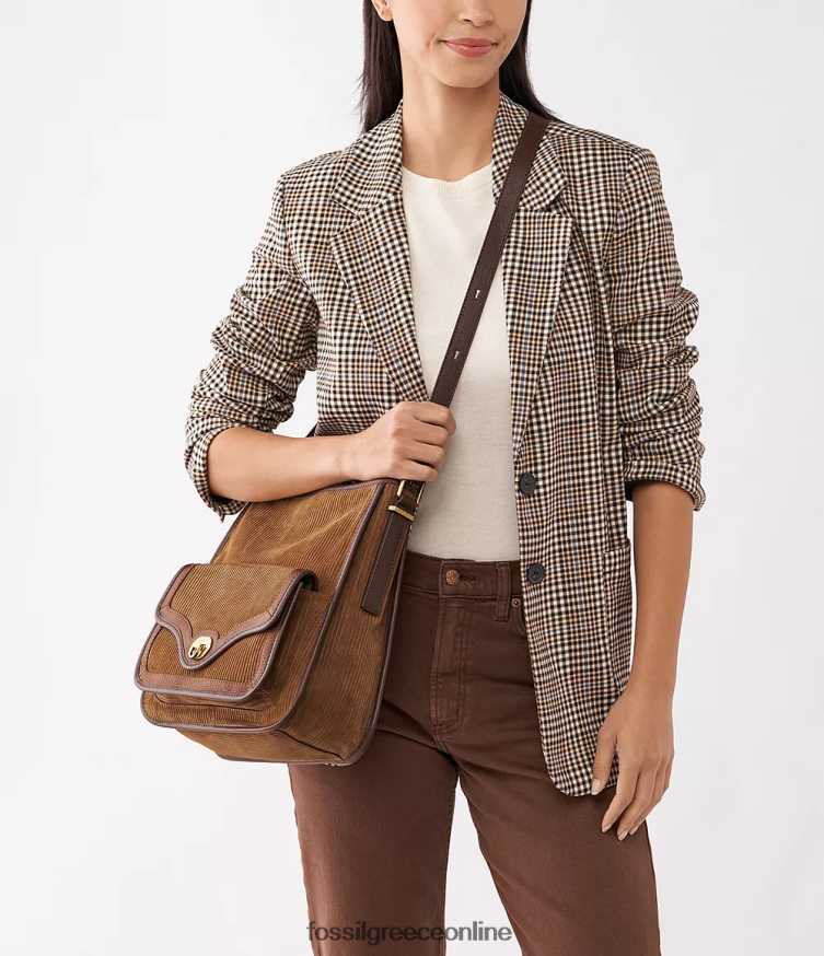 Fossil γυναίκες αλήτης κληρονομιάς FVT06R456 τσάντα πολυ