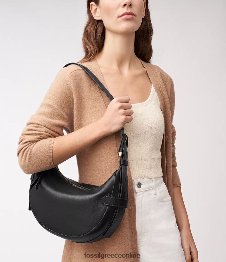 Fossil γυναίκες αλήτης harwell FVT06R384 τσάντα μαύρος