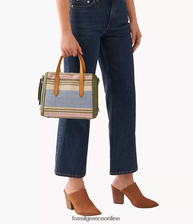 Fossil γυναίκες τσάντα του Σίδνεϊ FVT06R442 τσάντα ρίγες