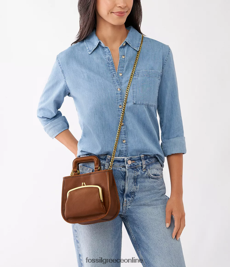 Fossil γυναίκες σάκα FVT06R550 τσάντα καφέ