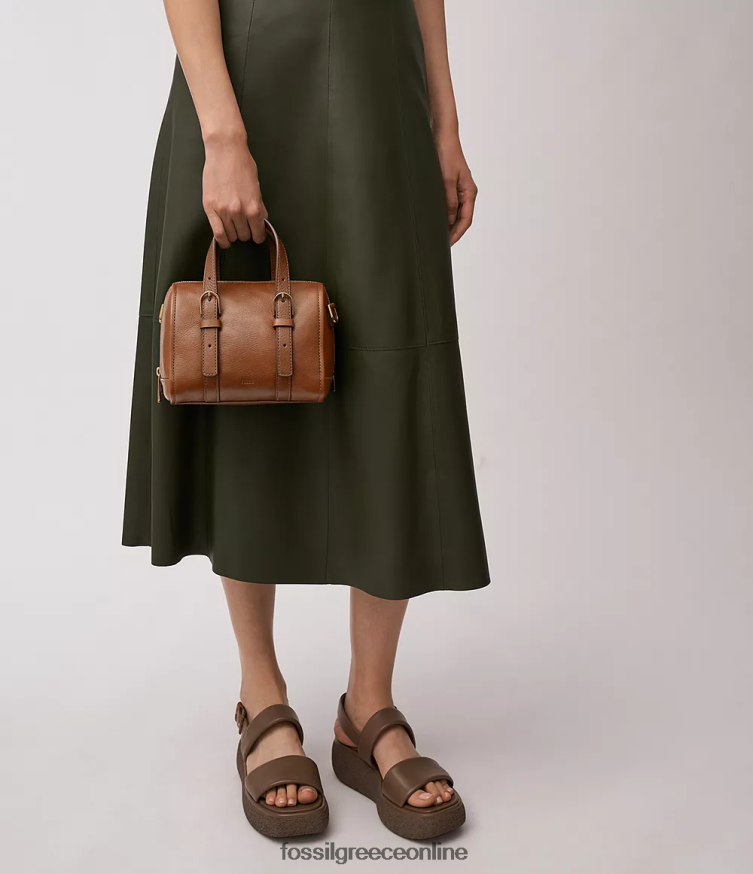 Fossil γυναίκες μίνι τσάντα carlie FVT06R340 τσάντα καφέ