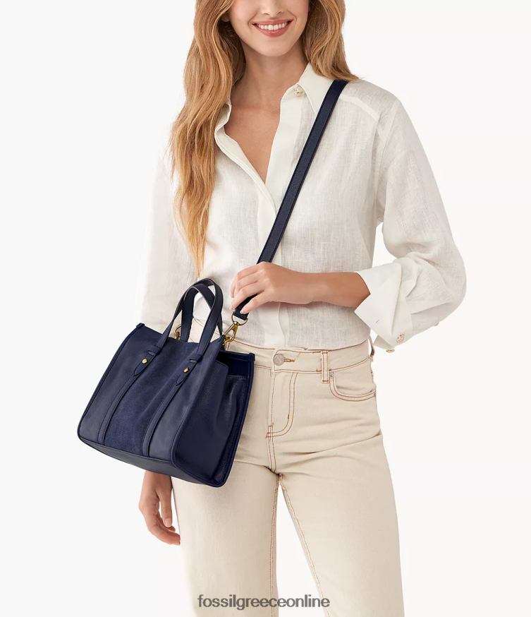 Fossil γυναίκες τσάντα kingston FVT06R576 τσάντα ΠΟΛΕΜΙΚΟ ΝΑΥΤΙΚΟ