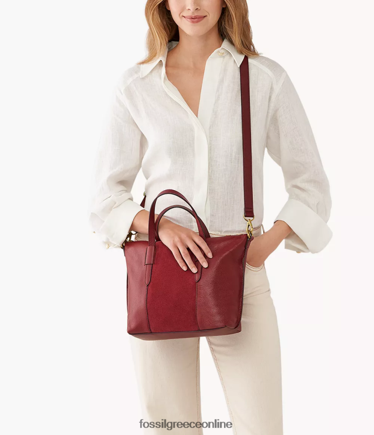 Fossil γυναίκες τσάντα skylar FVT06R605 τσάντα το κόκκινο
