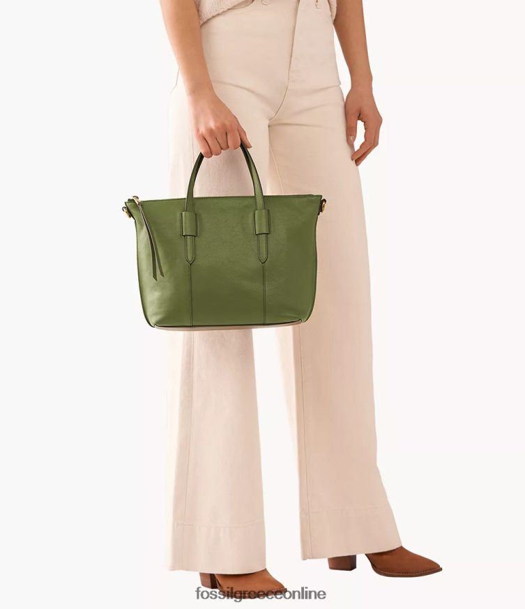 Fossil γυναίκες τσάντα skylar FVT06R678 τσάντα ελιά