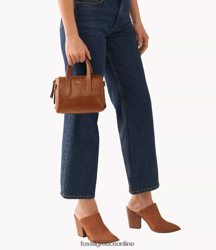 Fossil γυναίκες μίνι τσάντα sydney FVT06R482 τσάντα καφέ